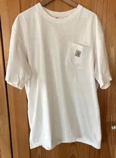 Carhartt ホワイト Tシャツ ポケット付き