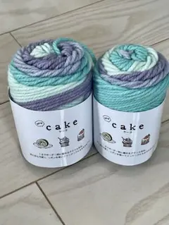 セリア　ケーク　cake ブルー　2個