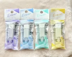 PLUS Pasty ケース消しゴム 4色セットのサムネイル