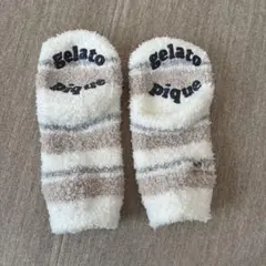gelato pique ベビー靴下 ストライプ
