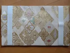 金糸刺繍 袋帯 クリーム色