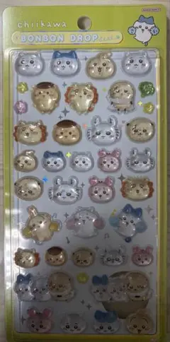 【正規品】ちいかわ ボンボンドロップシール　第二弾　みんな　にこにこ