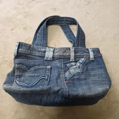 デニムリメイクバッグ