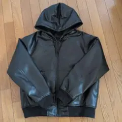 GU　レザータッチパーカー　М