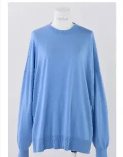 ENFOLD ブルー CYCLE PULLOVER サイズ38