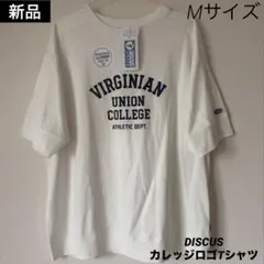 【新品タグ付き】DISCUS カレッジロゴTシャツ Ｍサイズのサムネイル