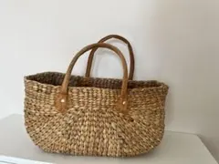 ナチュラルかごバッグ 大型