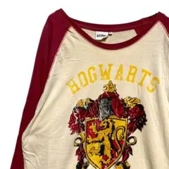 BQFM ムービー Tシャツ 長袖 ロンT 古着 ハリーポッター 映画 ラグラン