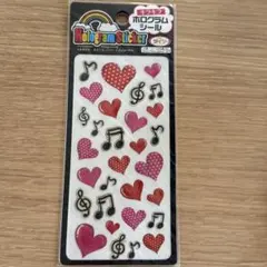 キラキラ　ホログラム　ぷっくり　シール　平成レトロ