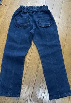 ブリーズ　130センチ　デニムパンツ　ズボン　フリル