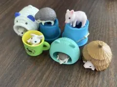 ミニチュア 動物 フィギュア 6点セット