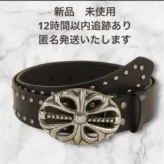 ベルト 黒 スタッズベルト y2k パンク グランジ アメカジ 十字架 バックル