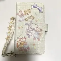 ダッフィーフレンズ スプリングインブルーム スマホケース