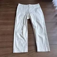 BEAUTY&YOUTH ホワイト ストレートパンツ S