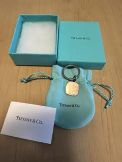 Tiffany&Co ティファニー ロゴバー キーリング 2点セット SV925 - メルカリ