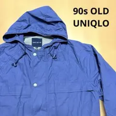 90s OLD UNIQLO マウンテンパーカー ジャケット ビンテージ 茄子紺