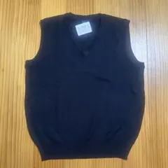 ベスト 紺色 ネイビー Vネック 170cm