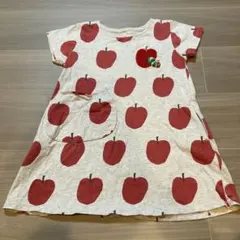 110㎝　グラニフ　はらぺこあおむし　半袖ワンピース