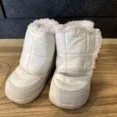 IFME ファー付き　キッズブーツ　15センチ　スノーブーツ　シューズ　撥水加工