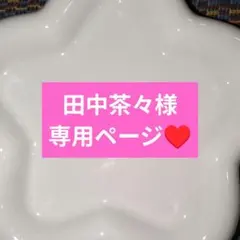 田中茶々様専用ページ
