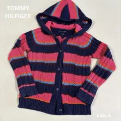 【TOMMYHILFIGER】トミーヒルフィガー　キッズ　ニットカーディガン　4