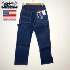 60s 黒タグ ビックスミス オーバーオール 真紺 極美品 SANFORIZED 50's BIG SMITH デニムオーバーオールPT-192｜VINTAGE / ヴィンテージ