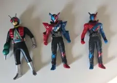 仮面ライダー ソフビ フィギュア 3体セット