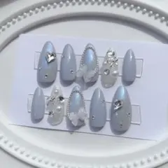 水色韓国ワンホンちゅるんスナ系フレンチガーリー推し