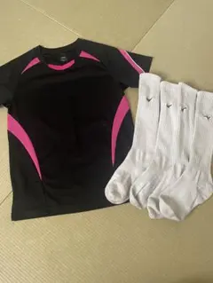 ミズノ　バレーボールソックス　ティゴラ　バレーボールTシャツ　セット売り