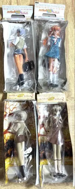 新世紀エヴァンゲリオン　ハイグレード制服フィギュア　4種