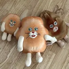 【最終値下げ】にせぱんどろぼう　ぬいぐるみ 2点、巾着