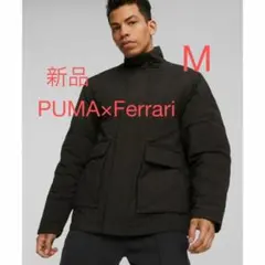 新品 プーマ×フェラーリ レース ステートメント ジャケット アウター 黒色 M