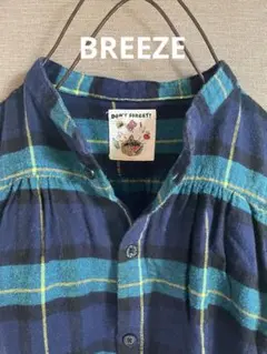 チェックシャツ　ワンピース