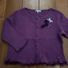 TOCCA パープル カーディガン 90
