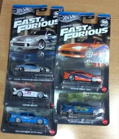 Hot Wheels Fast & Furious グラフィックリミックス 5種