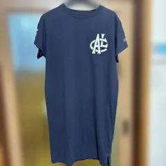 Champion レディース Tシャツ ワンピースネイビー M