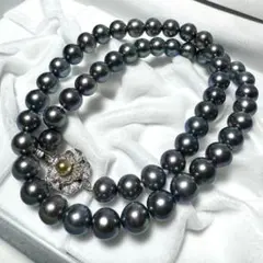 【テリ強】本真珠 パール ネックレス 約7.5-8.0mm 約42cm