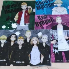 東京リベンジャーズ クリアファイル コンプリートセット ショウワノート ガチャ
