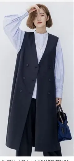 ひ*ん様 未使用 タグ付き 23区 ジレ ベスト ロング丈 セレモニー ネイビー 2026年最新】23区 丈：ロング レディース ベスト・ジレの人気アイテム