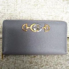 箱付き】GUCCI グッチ ズゥミ ストロベリー プリント 二つ折り財布 