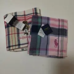 ラルフローレンタオルハンカチ 2枚セット