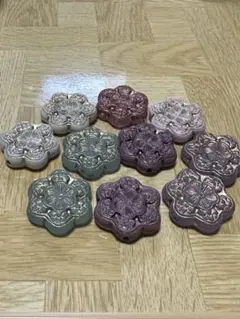 花型ビーズセット 10個
