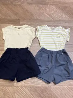 petit main 110cm Tシャツ ショートパンツ 水陸両用