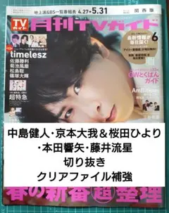 月刊TVガイド 6月号 切り抜き