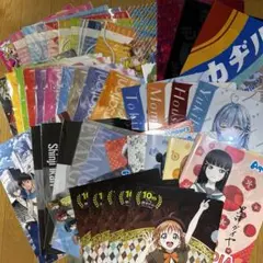 45枚セット　クリアファイル　セガ　エヴァ　ラブライブ　ホロライブ　イカ娘