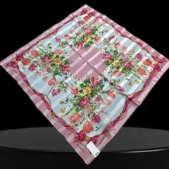 新品未使用 BURBERRY シルクコットン ハンカチーフ 膝掛け