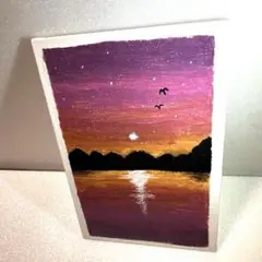 値下げ 素人一点物 アクリル画
