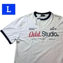 ODSD オッドスタジオ 韓国ブランド 白色 半袖 Tシャツ 2のサムネイル