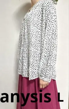 anysisレディース　トップス ブラウス　長袖