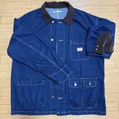 Lee リー デニム カバーオール 襟コーデュロイ M ワークジャケット